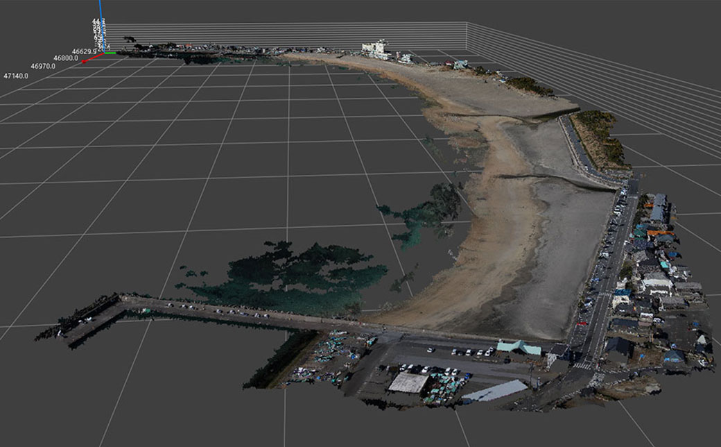 御宿海岸のCADデータ