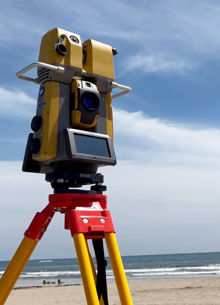 御宿海岸とセオドライト